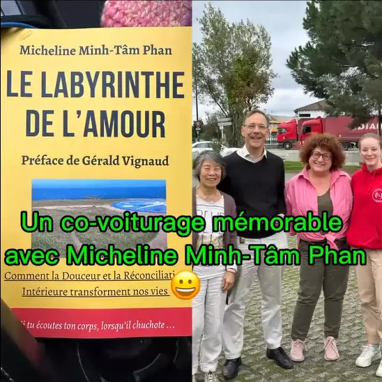 Co-voiturage blablacar Micheline Minh-Tâm Phan Jean-Michel Davault Livre Le Labyrinthe de l'Amour