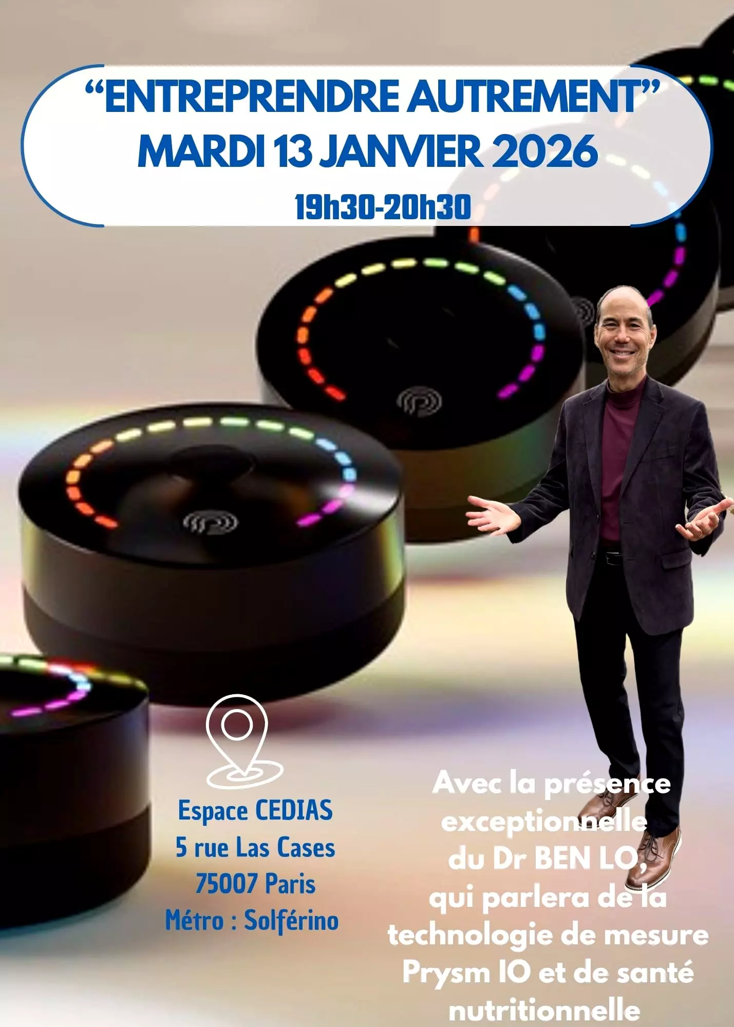 Dr Ben Lo présente l'opportunité d'affaires et technologique de PRYSM iO